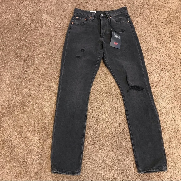 Levi's Pants - NWT Womens Levi’s Skinny High Rise 501 Black Jeans